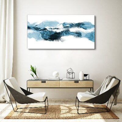 Obraz canvas Vlny oceánu v odtieňoch modrej