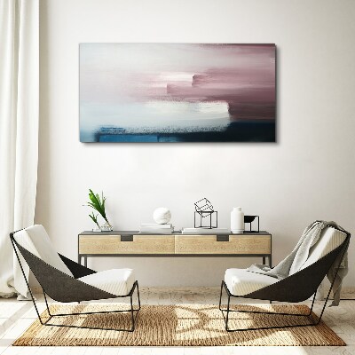 Obraz canvas Abstraktná krajina v pastelových odtieňoch