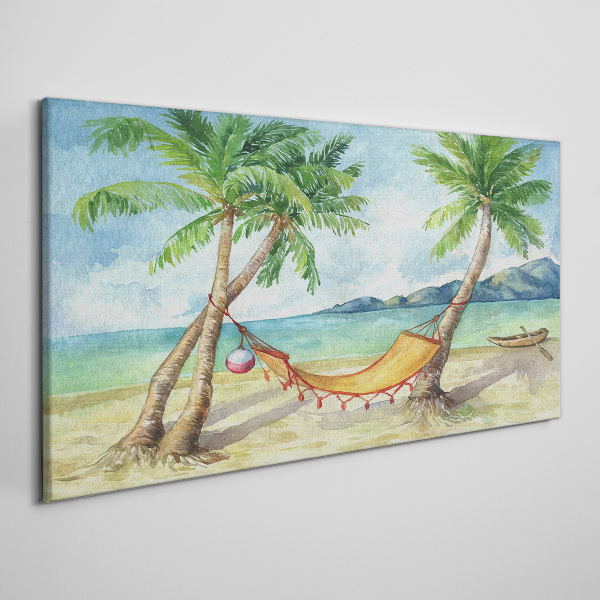 Obraz canvas Relax na tropickej pláži