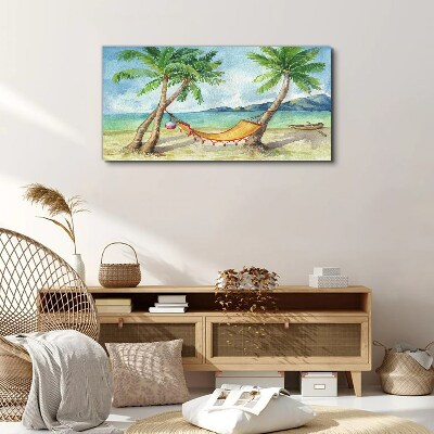 Obraz canvas Relax na tropickej pláži
