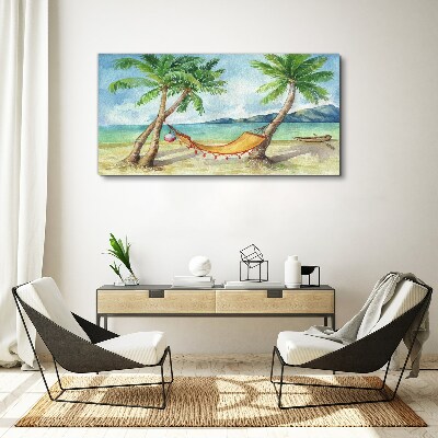 Obraz canvas Relax na tropickej pláži
