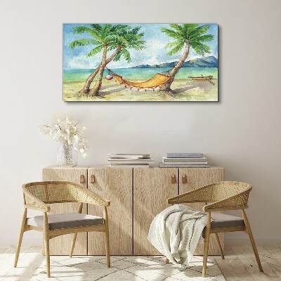Obraz canvas Relax na tropickej pláži