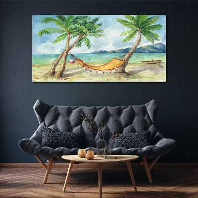 Obraz canvas Relax na tropickej pláži