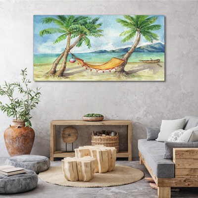 Obraz canvas Relax na tropickej pláži