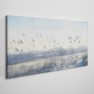 Obraz canvas Abstrakcie zimné sneh