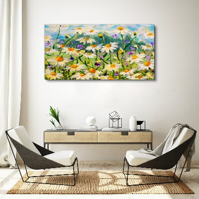 Obraz canvas Abstrakcie kvety príroda