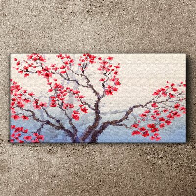 Obraz na plátne Konáre stromov kvety