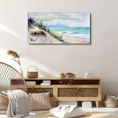 Obraz na plátne Pobrežná pláž príroda
