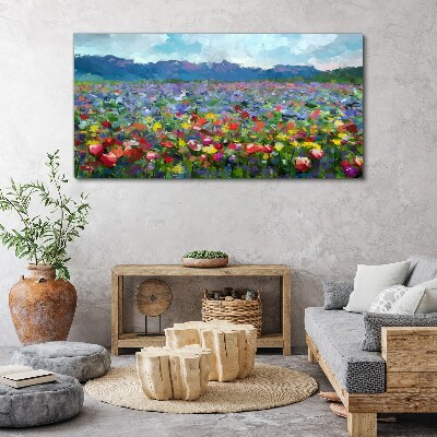 Obraz na plátne Moderné prírodné kvety