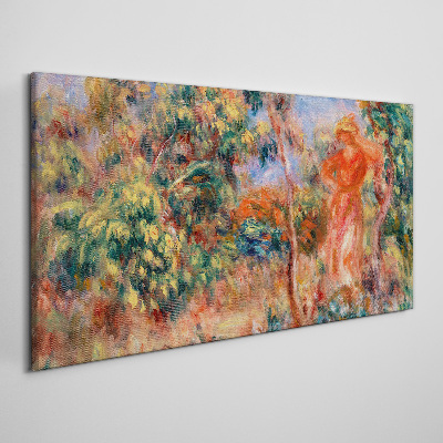 Obraz na plátne Abstrakcie ženského lesa