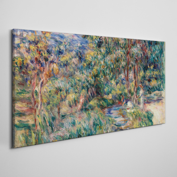 Obraz na plátne abstrakcie lesa