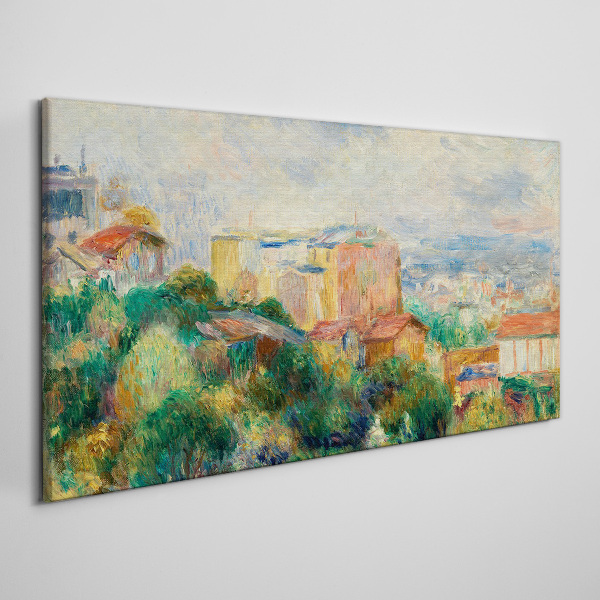 Obraz na plátne Pohľad z Montmartre