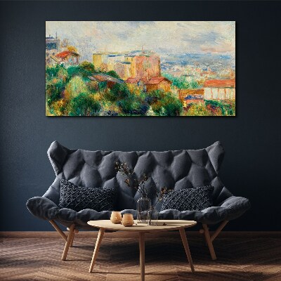 Obraz na plátne Pohľad z Montmartre