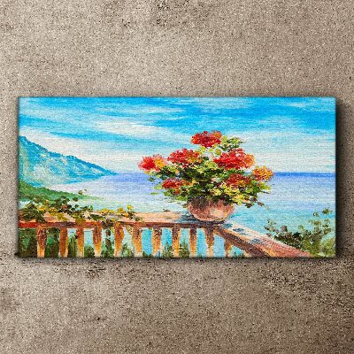 Obraz na plátne More kvety Nebo