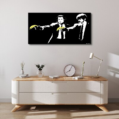 Obraz Canvas Pop art banány