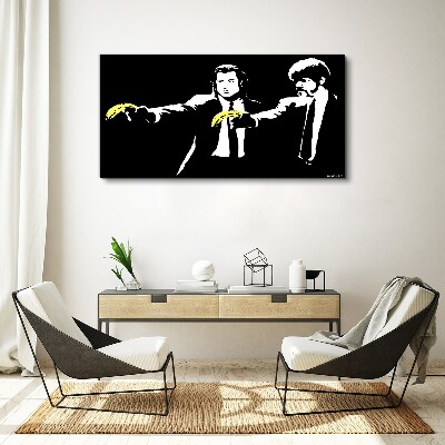 Obraz Canvas Pop art banány