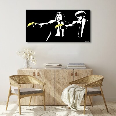 Obraz Canvas Pop art banány