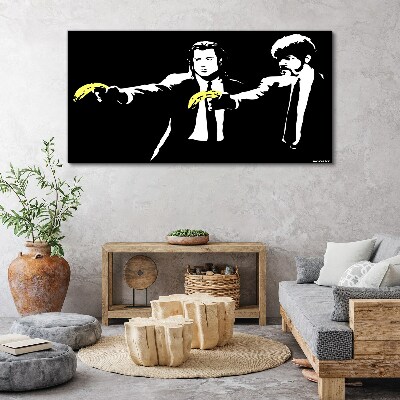 Obraz Canvas Pop art banány