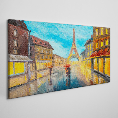 Obraz na plátne Mesto Francúzska Veža