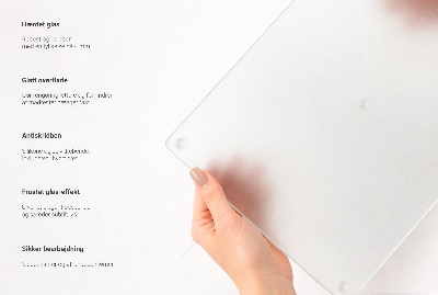 Sklo za varnú dosku Obdĺžnikové polopriesvitné