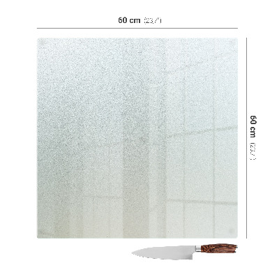 Sklo za varnú dosku, štvorcové a polopriesvitné