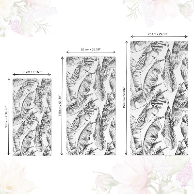 Fólia na nábytok Banánové listy