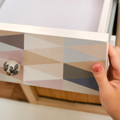 Lepiaca tapeta na nabytok Pastelová geometria