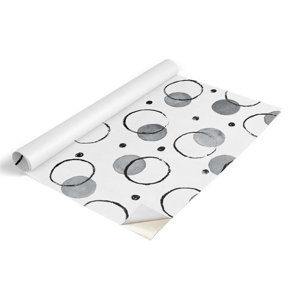 Samolepiaca fólia na nábytok Kreatívne kruhy