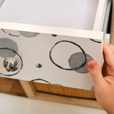 Samolepiaca fólia na nábytok Kreatívne kruhy