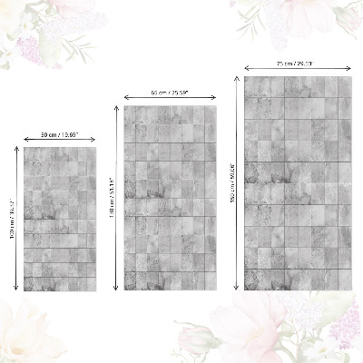 Lepiaca tapeta na nabytok Sivé dlaždice