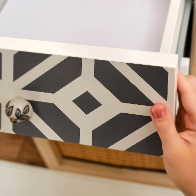 Fólia na nábytok Čiernobiely vzor