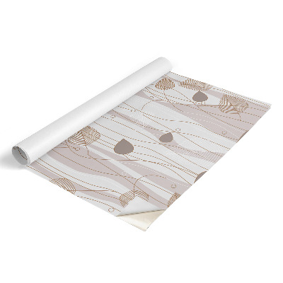 Lepiaca tapeta na nabytok Listový vzor