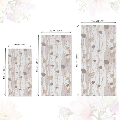 Lepiaca tapeta na nabytok Listový vzor