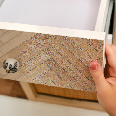 Samolepiaca fólia na nábytok Drevená rybia kosť