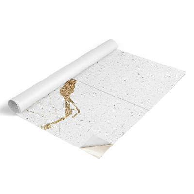 Nábytková fólia Biele taniere