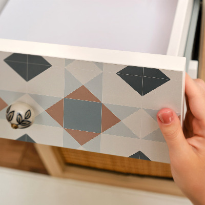 Lepiaca tapeta na nabytok Geometrická kompozícia