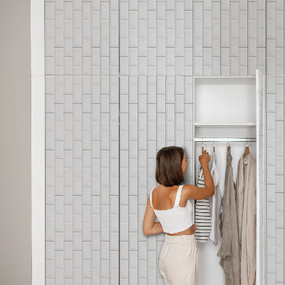 Fólia na nábytok Biele dlaždice