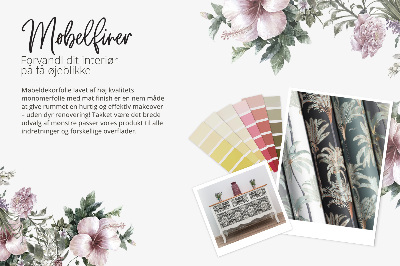 Lepiaca tapeta na nabytok Zelené ozdoby