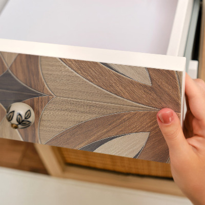 Nalepovacia fólia na nábytok Drevené kvety