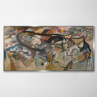 Skleneny obraz Skladba V Kandinsky