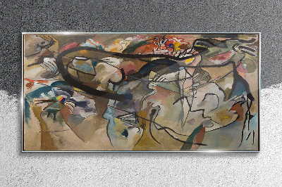 Skleneny obraz Kandinsky abstrakcie