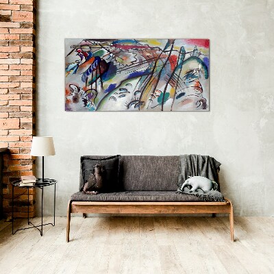 Skleneny obraz Improvizácia 28 Kandinsky