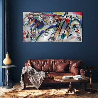 Skleneny obraz Improvizácia 28 Kandinsky