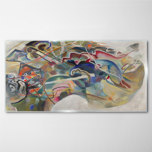Skleneny obraz Abstrakcia Wassily Kandinsky