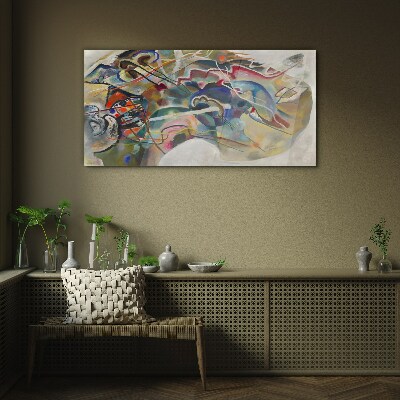 Skleneny obraz Abstrakcia Wassily Kandinsky