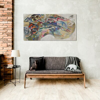 Skleneny obraz Abstrakcia Wassily Kandinsky