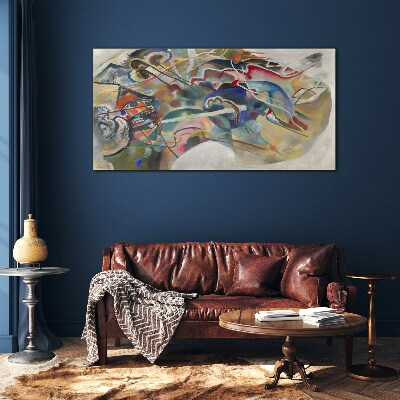 Skleneny obraz Abstrakcia Wassily Kandinsky