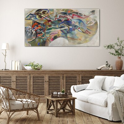 Skleneny obraz Abstrakcia Wassily Kandinsky
