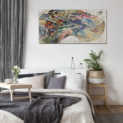 Skleneny obraz Abstrakcia Wassily Kandinsky