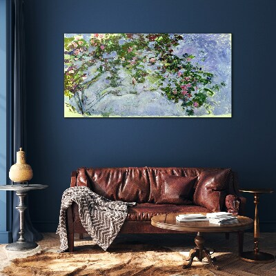 Skleneny obraz Les Roses Claude Monet